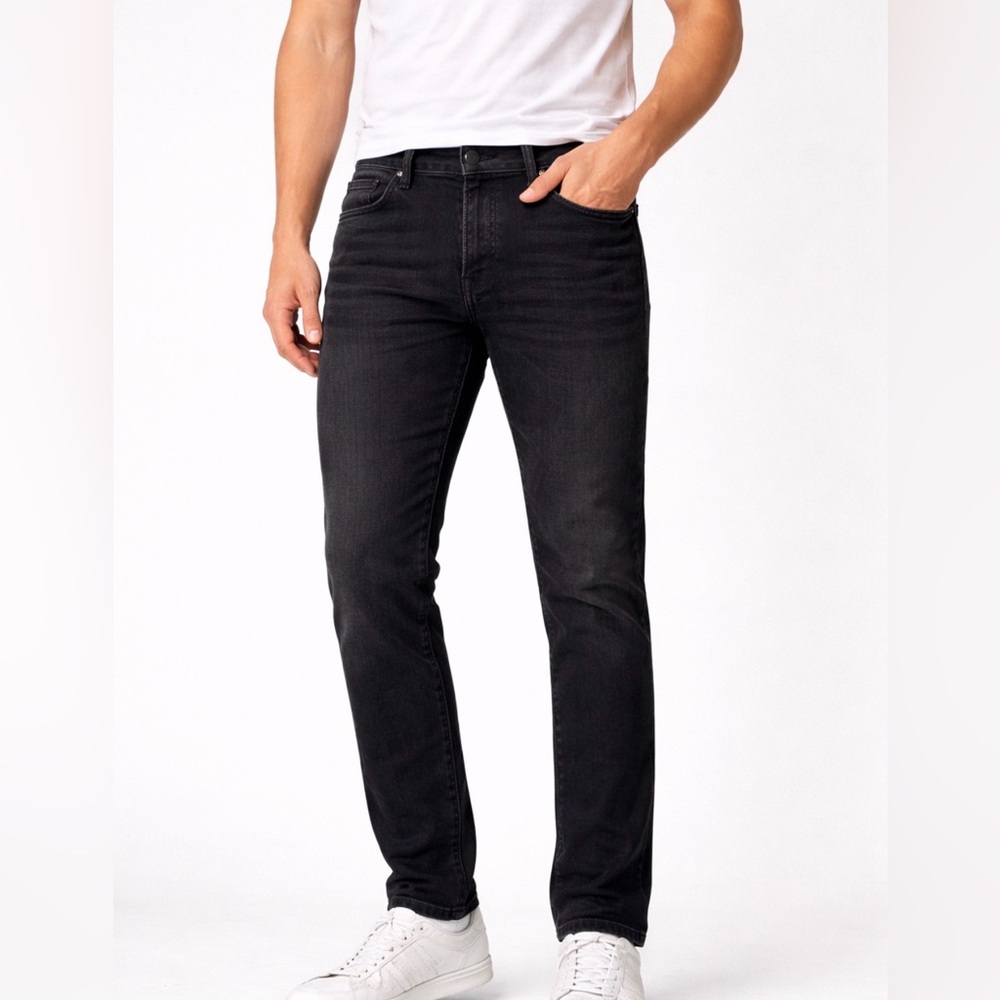 Stone Falcon Slim Fit Jeans Men’s size 30x30 Black Stretch Denim(A321)✨